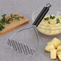 Molinillo De Papas De Acero Inoxidable Resistente Para Mashed Potatoes Frijoles Y Avocado 10.25 Pulgadas Herramienta Ecológica Para Frutas Y Verduras - details 0