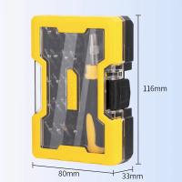 Juego De Destornilladores Precisos Deli 21 En 1 Con Imán Para Reparación De Electrónica Herramienta Multifuncional Para iPhone Watch Macbook Xbox PC - details 4