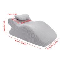 Almohada Face down Para Descanso Ergonómica Con Soporte Cervical Almohada De Masaje Para Dormir Y Leer Cubierta Desmontable Y Lavable Poliéster 100% Espuma De Memoria - details 5