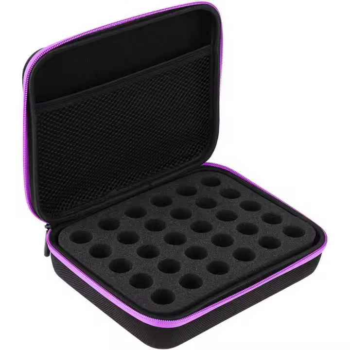 Estuche rígido para esmaltes de uñas DPZO, resistente a golpes, impermeable, para decoración de uñas, para guardar esmaltes de uñas - 1