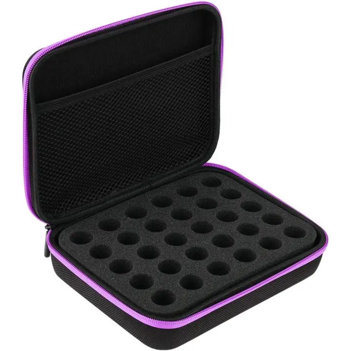 Estuche rígido para esmaltes de uñas DPZO, resistente a golpes, impermeable, para decoración de uñas, para guardar esmaltes de uñas - 1