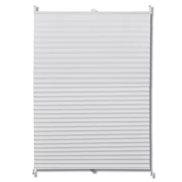 vidaXL Plisse Persiana Blanco Cortina Plisada100X100cm - 1