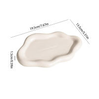 Plato De Cerámica En Forma De Nube Para Joyería Trincheta Para Mujeres Regalo De Cumpleaños Organizador De Accesorios - details 2