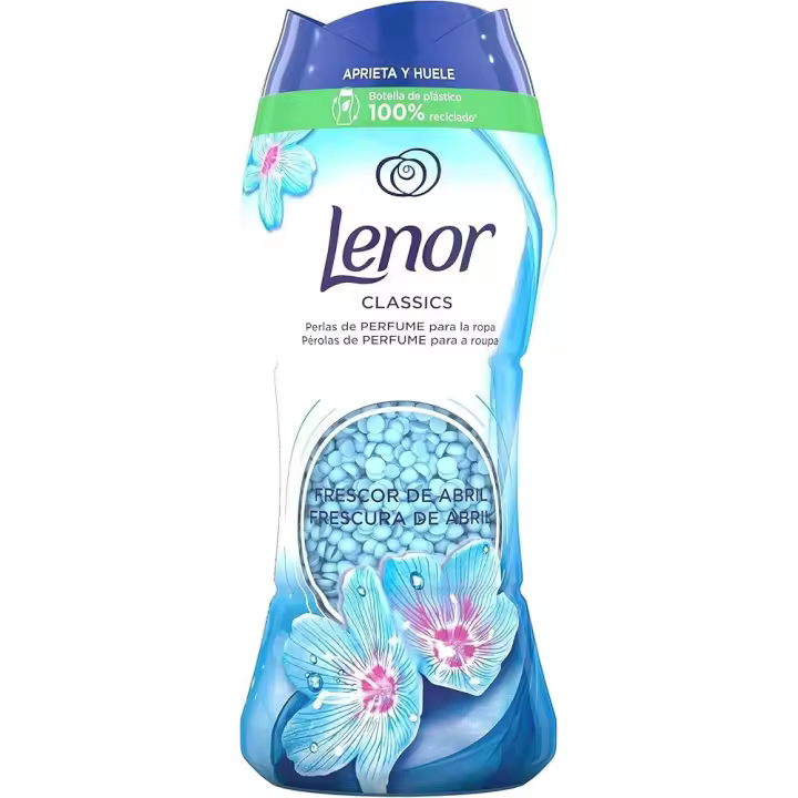 Lenor Perfumador para ropa con perlas perfumadas para lavadora, despertar primavera abril 210g - 1