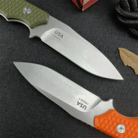 Cuchillo Fijo De Caza Military Rick Hinderer Flashpoint Con Hoja D2 Y Manillas G10 Herramienta Táctica Para Camping Y Sobrevivencia Con Funda - details 3
