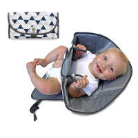 Alfombrilla De Cambio Para Bebé Portátil 3 En 1 Multifuncional Impermeable Con Bolsa De Almacenamiento Para Recién Nacidos - details 16