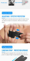 AOLIKES Protector De Dedos Para Baloncesto Y Voleibol 1PCS Equipo Deportivo De Alivio Del Dolor Y Protección Malla De Seda SBR Nylon OK - details 11