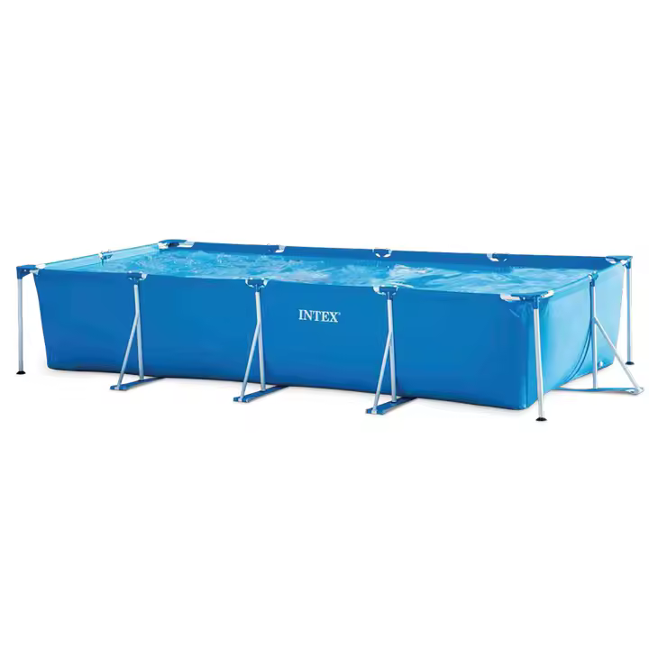 Piscina tubular rectangular con depuradora Metal Frame INTEX, Piscina Intex 450x220x84 cm - 1