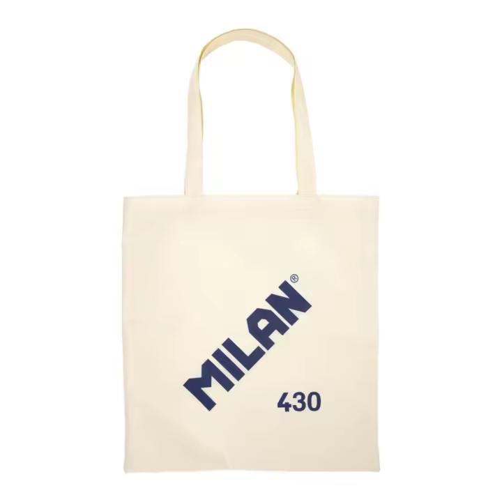 BOLSA TELA ASAS TOTE BAG MILAN SERIE 1918 BEIGE - TOTTE BAG - 1