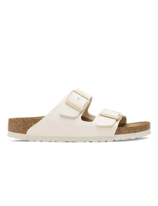 Sandalia Birkenstock Arizona BF Eggshell Mujer Blanco - 1