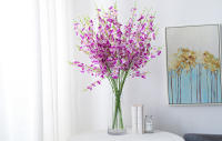 Orquídea Amarilla Artificial Para Boda Decoración De Hogar Y Vajillas Phalaenopsis Plantas Puestas En Vaso DIY Flores Silken - details 4