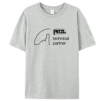 Camiseta De Verano Para Hombre PETZL Impresión Suave Y Transpirable Manga Corta Moda Casual Ropa Superior Cómoda Para La Calle - details 7
