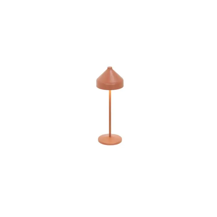 Lámpara de Mesa LED de Terracota recargable y regulable AMELIE Azafrán - 1