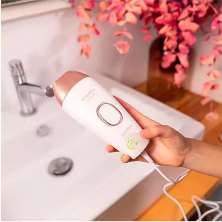 Depiladora de luz pulsada Bamba SkinCare IPL Quartz Cecotec sensor de detección de piel 5 posiciones - 1