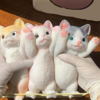 Juguete De Mano De Gato Grande En Silicona Suave Para Alivio Del Estrés Regalo Para Niños Y Adultos Figura De Gato Mochi - details 5
