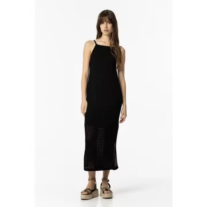 Marcas Mujer Ropa Tiffosi Tiffosi mujer Vestidos y monos  Vestido -Tiffosi- Menippe_1 negro - 1