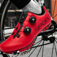 Zapatos De Ciclismo 2025 Para Hombres Y Mujeres Zapatillas De Deporte Carbono Con Placas SPD Para Bicicleta De Carretera Y Montaña Zapatillas De Carreras Planas - details 2