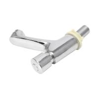 Grifo De Baño Auto-Cerrado Ahorrador De Agua Con Botón De Retraso Accesorio De Baño Material De Acero Inoxidable Montaje En Superficie - details 0