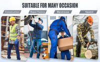 Botas De Seguridad Para Hombre Con Punta De Acero Indestructibles Zapatillas De Trabajo Zapatos De Fabricante Sin Capa Antirrápidos Y Resistente Al Agua - details 0