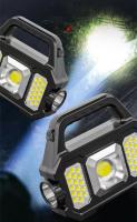 Linterna Recargable USB Impermeable Con 6 Niveles De Brillo COB/LED Torcha Portátil Luz De Camping Y Senderismo Solar Para El Hogar - details 0