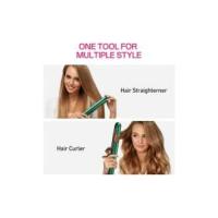 Plancha de pelo profesional para Salón, 5 ajustes de Temp, de calor, de Iones negativos, de amplio Voltaje, herramienta para Alisar y rízar El Cabello, Amantes or amigos, bellamente Paquet - details 1
