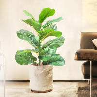 Arbusto De Ficus Artificiales Nórdicos En Maceta 35-63cm Decoración De Hogar Y Jardín Estilo Silken Tree Para Exposiciones Y Ambientes Al Aire Libre - details 3