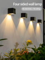 Lámpara De Pared Solar Exterior Impermeable Ilumina Jardín Casa Decoración Exterior Luz Caliente O Fría Moderna - details 0