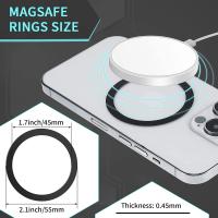 Anillo De Placa Metálica Para Cargador Inalámbrico Magsafe Para iPhone 13 pro Max 12 Soporte Magnético Universal Para Coche - details 2