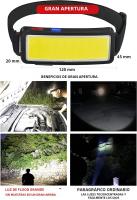 Linterna Frontal LED COB Recargable USB Con 3 Modos De Luz Lámpara De Cabeza De 1200mah Para Camping Y Senderismo Al Aire Libre - details 4
