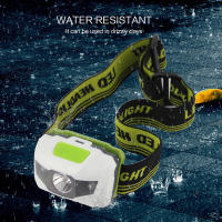 BORUiT Linterna De Corbata LED Mini Potenciada Por Batería AAA Luz Roja Impermeable Para Camping Y Senderismo - details 2