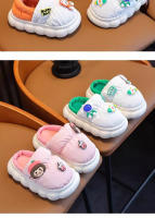 Chupines De Algodón Para Niños Y Niñas Resistentes Al Agua Para El Invierno Zapatos De Lana Para El Hogar Cómodos Y Seguros - details 14