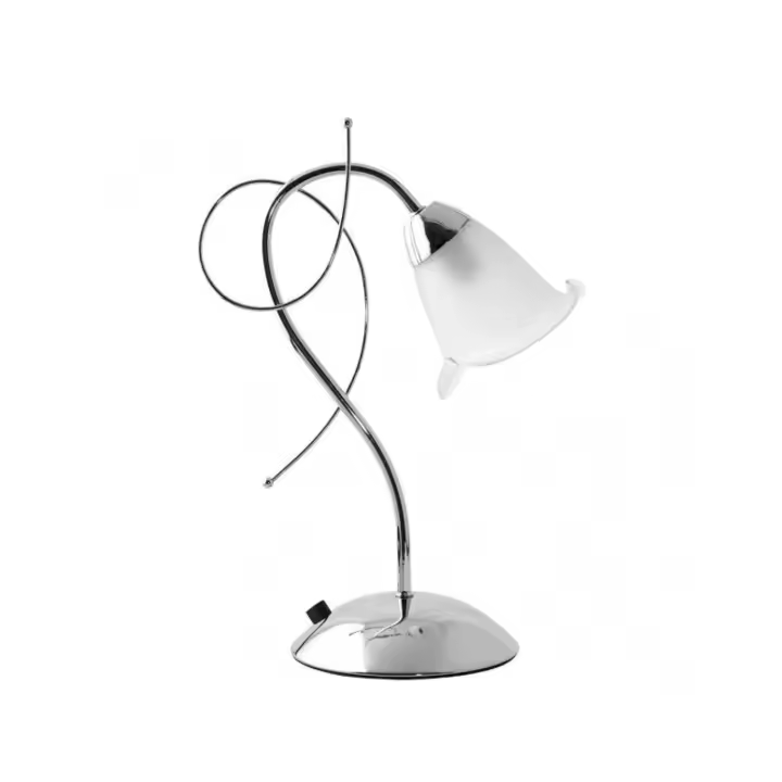 Fabrilamp - Sobremesa Adelfa 1xe14 Cromo 38x15x26 Cm - 1