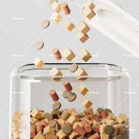 Comedero automático para gatos y perros, comedero integrado para gatos y arroz. - details 5
