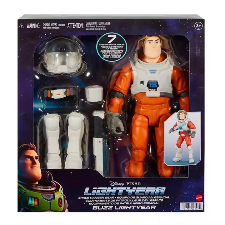 Mattel Figura Buzz Lightyear con Accesorios Realistas - Ideal para Coleccionistas - 1