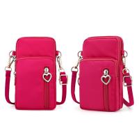 Bolso De Hombro Para Mujer Moda Diagonal Cruzada Con Cierre De Cremallera Bolsa De Pecho Deportiva Vertical Monedero Nylon - details 10