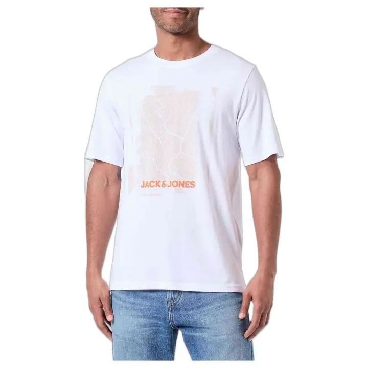Camiseta de Manga Corta Jack&Jones  para hombre en color blanco - 1