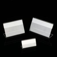 Portadores De Etiquetas De Precios Claros 10pcs Soporte De Tarjeta De Plástico Mini Estante De Etiquetas De Acero Para Exhibición De Joyas - details 9