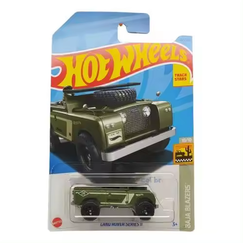 MATTEL : Hot Wheels - Land Rover Series II - HKG65 - Baja Blazers - Vehículo para jugar - Coleccionable - Regalo Original - Edad recomendada para mayores de 3 años. - 1
