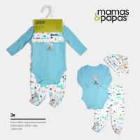 Ropa infantil de otoño para mamá y bebé, camiseta de manga larga con estampado de dibujos animados para el hogar, caja de regalo de cinco piezas de colores combinados - details 9