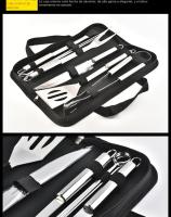 Juego De Herramientas De Barbacoa Y Horno De Acero Inoxidable Con Bolsa De Almacenamiento Portátil Para Uso Al Aire Libre Fácil De Limpieza - details 9