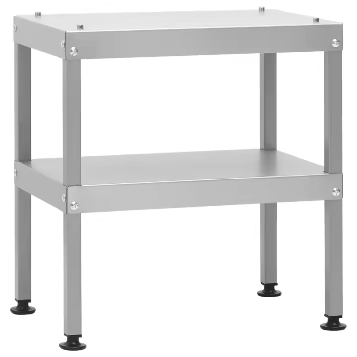 vidaXL Mesa para horno ahumador acero galvanizado 40x28x44,5 cm - 1
