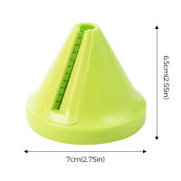 Rallador Multifuncional 3en1 De Cocina Creativo Rallador Espiral Giratorio Cortador De Verduras Y Frutas Rallador De Aluminio Ecológico - details 10