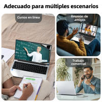 VANWIN IPS de 15,6 pulgadas 1920x1080, Procesador Intel Celeron n4000, 8GB RAM, 256GB SSD, WiFi5, Bluetooth 4,2, Teclado retroiluminado, Windows 11 Pro, 160 ° sleep/wake, tipo C, HDMI, USB 3,0*2 con Teclado en Español. - details 5