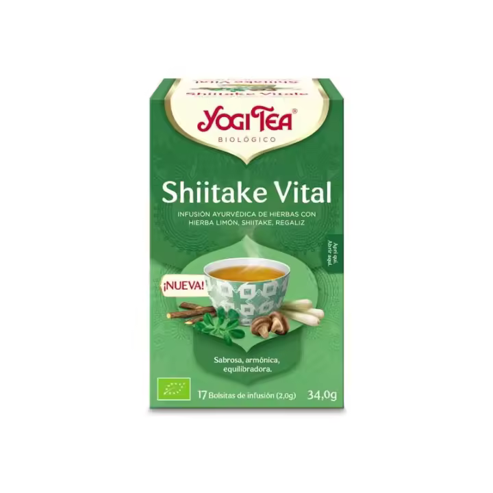 Yogi Tea Shiitake Vital Bio 17 filtros Bioclub - 1