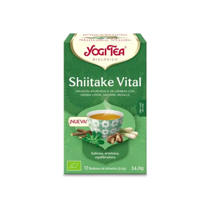 Yogi Tea Shiitake Vital Bio 17 filtros Bioclub - 1