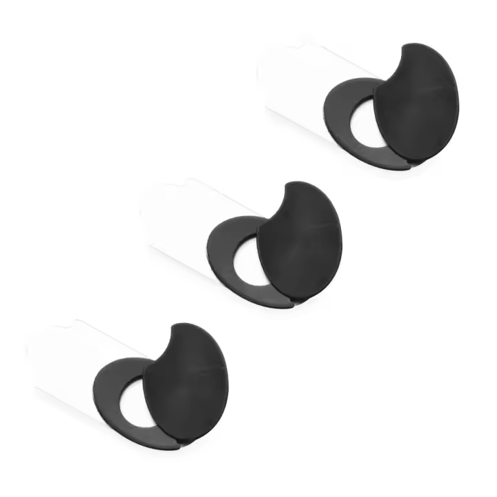 3pcs/pack Cubierta De Cámara Privacidad Universal Para Laptop Tableta Computadora iPad Adhesivo De Seguridad Para WebCam - 1