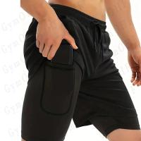 Nuevos Shorts De Playa Para Hombres Entrenamiento De Fitness Verano 2 En 1 Secado Rápido Gimnasio Correr Deporte Al Aire Libre Pantalones Cortos De Deporte Para Hombres - details 25