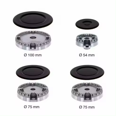Set of 4 teka balay fagor gas cooker burners - 1