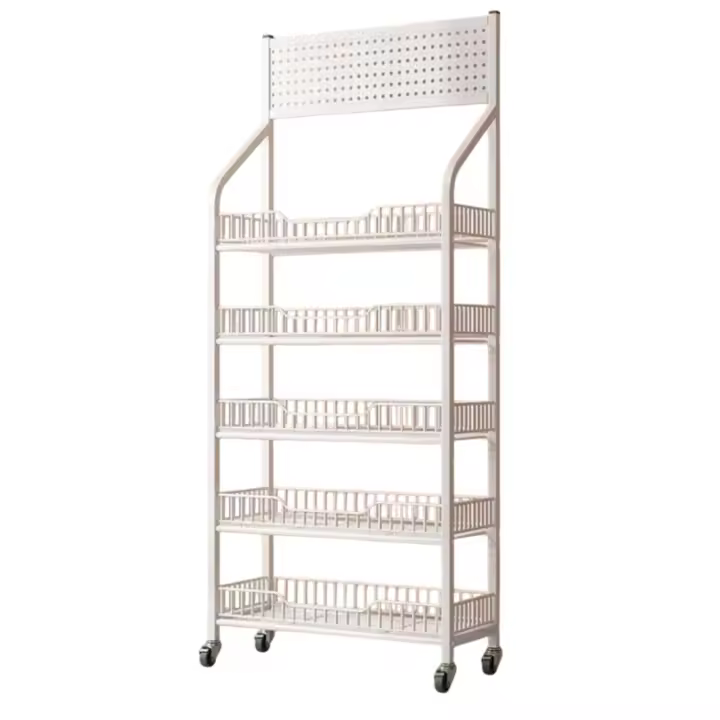 Estantes para cocina microondas con ruedas, carritos organizador tienda supermercado ,carritos organizador de salón de baño,mueble de cociona estantería de almacenamiento de metal libro juguete, estantería para con ruedas ,ESTANTERIA MICROONDA DE METAL - 1