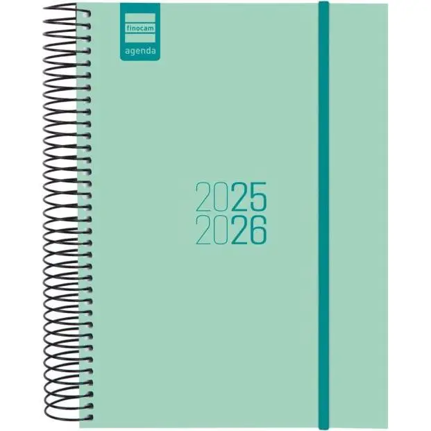 FINOCAM AGENDA ESCOLAR 25-26 ESPIR TURQUESA E10 DP - 1